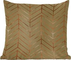 Sierkussens - Kussentjes Woonkamer - 50x50 Cm - Patronen - Luxe - Brons - Groen -Pillowmonkey 1200x1007 10