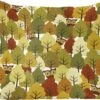 Sierkussens - Kussen - Een Illustratie Van Een Herfstachtig Bos Met Uilen - 45x45 Cm - Kussen Van Katoen