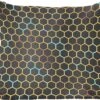 Sierkussens - Kussentjes Woonkamer - 45x45 Cm - Patronen - Hexagon - Goud - Zwart -Pillowmonkey 1200x1007 25