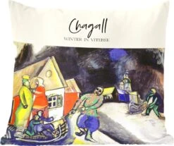 Sierkussens - Kussentjes Woonkamer - 50x50 Cm - Chagall - Winter In Vitebsk - Schilderij 17 Sierkussens - Kussentjes Woonkamer - 50x50 Cm - Chagall - Winter In Vitebsk - Schilderij -Pillowmonkey 1200x1007 91