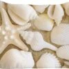 Sierkussens - Kussen - Witte Zeeschelpen Op Het Strand - 40x40 Cm - Kussen Van Katoen -Pillowmonkey 1200x1007 95