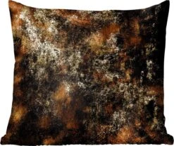 Sierkussens - Kussentjes Woonkamer - 60x60 Cm - Goud - Zwart - Abstract