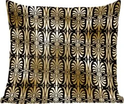 Sierkussens - Kussentjes Woonkamer - 45x45 Cm - Patronen - Art Deco - Goud