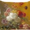 Sierkussen - Stilleven Met Bloemen Van G.j.j Van Os - Multicolor - 60 Cm X 60 Cm -Pillowmonkey 1200x1016