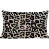 Sierkussens - Kussentjes Woonkamer - 50x30 Cm - Panterprint - Zwart - Bruin - Luxe -Pillowmonkey 1200x1053 110