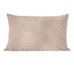 Sierkussens - Kussen - Luxe Patroon Van Kleine En Roségouden Zeshoeken Op Een Roze Achtergrond - 50x30 Cm - Kussen Van Katoen -Pillowmonkey 1200x1053 58