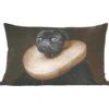 Sierkussens - Kussentjes Woonkamer - 50x30 Cm - Schilderij - Mopshond - Oude Meesters -Pillowmonkey 1200x1053 75