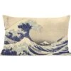 Sierkussens - Kussen - De Grote Golf Bij Kanagawa - Schilderij Van Katsushika Hokusai - 50x30 Cm - Kussen Van Katoen -Pillowmonkey 1200x1053 88