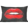 Sierkussens - Kussentjes Woonkamer - 50x30 Cm - Lippen - Geld - Rood -Pillowmonkey 1200x1053 89