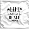 Kussenhoes 50x50 Cm - Spreuken - Quotes - Life Is Better At The Beach - Katoen / Polyester - Voor Binnen -Pillowmonkey 1200x1143 8