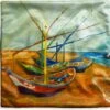Kussenhoes 45x45 Cm - Vissersboten Op Het Strand - Vincent Van Gogh - Katoen / Polyester - Voor Binnen 1 Kussenhoes 45x45 Cm - Vissersboten Op Het Strand - Vincent Van Gogh - Katoen / Polyester - Voor Binnen -Pillowmonkey 1200x1146