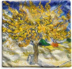Kussenhoes 45x45 Cm - Moerbeiboom - Vincent Van Gogh - Katoen / Polyester - Voor Binnen
