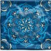 Kussenhoes 45x45 Cm - Mandala - Blauw - Geel - Patronen - Katoen / Polyester - Voor Binnen -Pillowmonkey 1200x1150 16