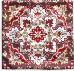 Kussenhoes 45x45 Cm - Perzisch Tapijt - Kleed - Mandala - Katoen / Polyester - Voor Binnen