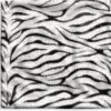 Kussenhoes 60x60 Cm - Dierenprint - Zebra - Wit - Katoen / Polyester - Voor Binnen