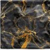 Kussenhoes 50x50 Cm - Marmer - Goud - Zwart - Glitter - Katoen / Polyester - Voor Binnen -Pillowmonkey 1200x1151 156