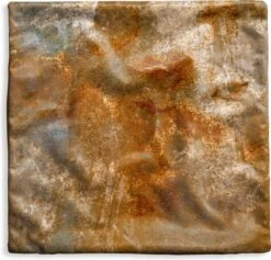 Kussenhoes 50x50 Cm - Roest - Goud - Brons - Katoen / Polyester - Voor Binnen