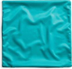 Kussenhoes 40x40 Cm - Blauw - Aqua - Patroon - Katoen / Polyester - Voor Binnen