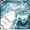 Kussenhoes 40x40 Cm - Edelstenen - Blauw - Natuur - Marmer - Abstract - Katoen / Polyester - Voor Binnen -Pillowmonkey 1200x1151 244