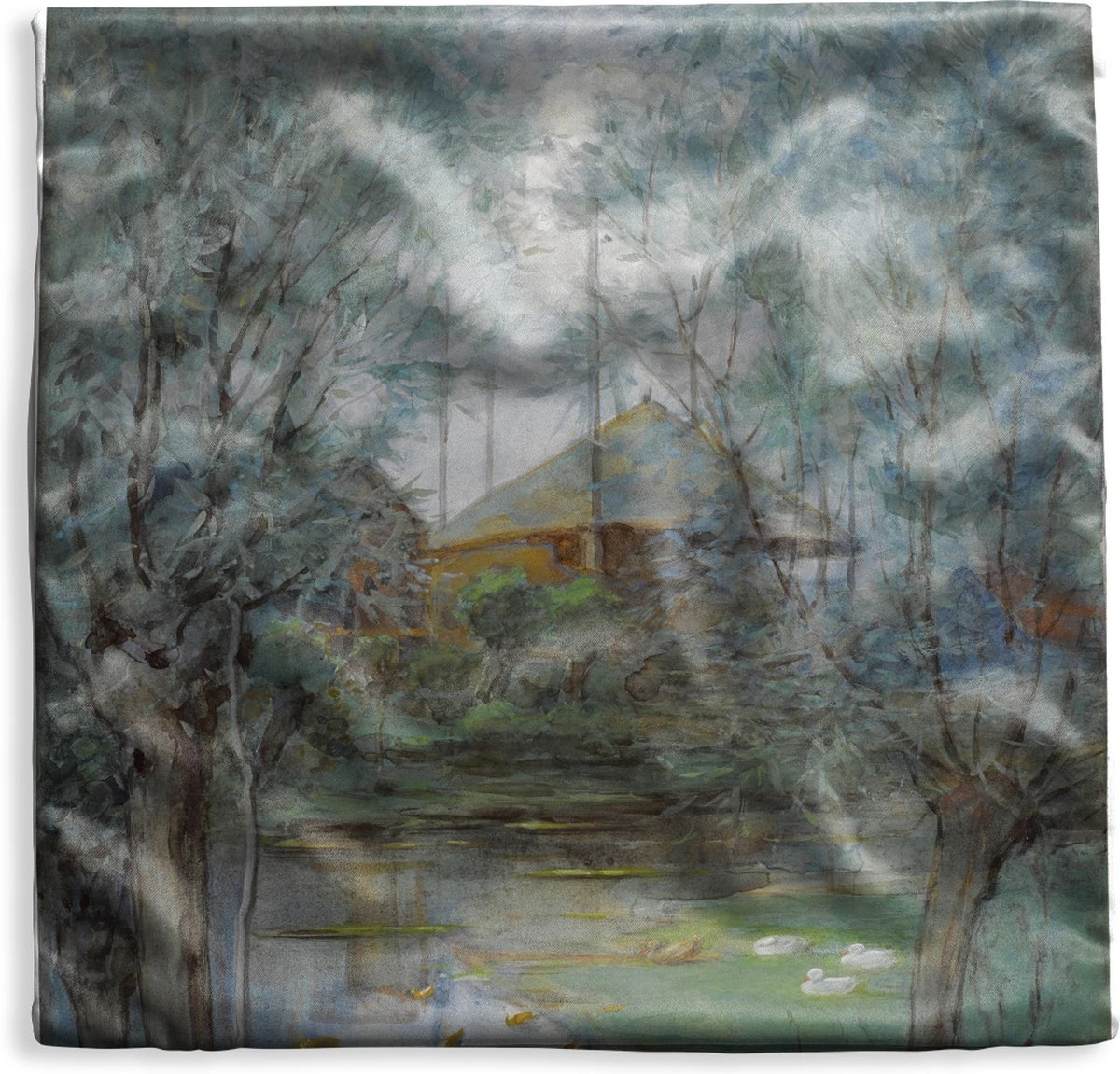 Kussenhoes 50x50 Cm - Hooischelf - Piet Mondriaan - Katoen / Polyester - Voor Binnen 3 Kussenhoes 50x50 Cm - Hooischelf - Piet Mondriaan - Katoen / Polyester - Voor Binnen