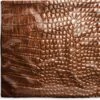 Kussenhoes 60x60 Cm - Het Bruine Leder Van Een Krokodil - Katoen / Polyester - Voor Binnen