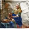 Kussenhoes 60x60 Cm - Het Melkmeisje - Schilderij Van Johannes Vermeer - Katoen / Polyester - Voor Binnen -Pillowmonkey 1200x1151 63