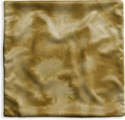 Kussenhoes 50x50 Cm - Goud - Abstract - Verf - Katoen / Polyester - Voor Binnen