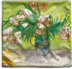 Kussenhoes 45x45 Cm - De Oleanders - Schilderij Van Vincent Van Gogh - Katoen / Polyester - Voor Binnen