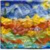 Kussenhoes 40x40 Cm - Van Gogh - Sterrennacht - Oude Meesters - Katoen / Polyester - Voor Binnen -Pillowmonkey 1200x1151 85