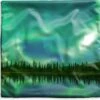 Kussenhoes 40x40 Cm - Noorderlicht - Bomen - Water - Alaska - Katoen / Polyester - Voor Binnen -Pillowmonkey 1200x1151 92