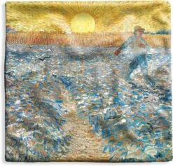 Kussenhoes 50x50 Cm - De Zaaier - Vincent Van Gogh - Katoen / Polyester - Voor Binnen