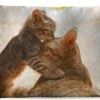 Sierkussens - Kussen - Kat Knuffelend Met Kitten - 60x40 Cm - Kussen Van Katoen -Pillowmonkey 1200x747 12