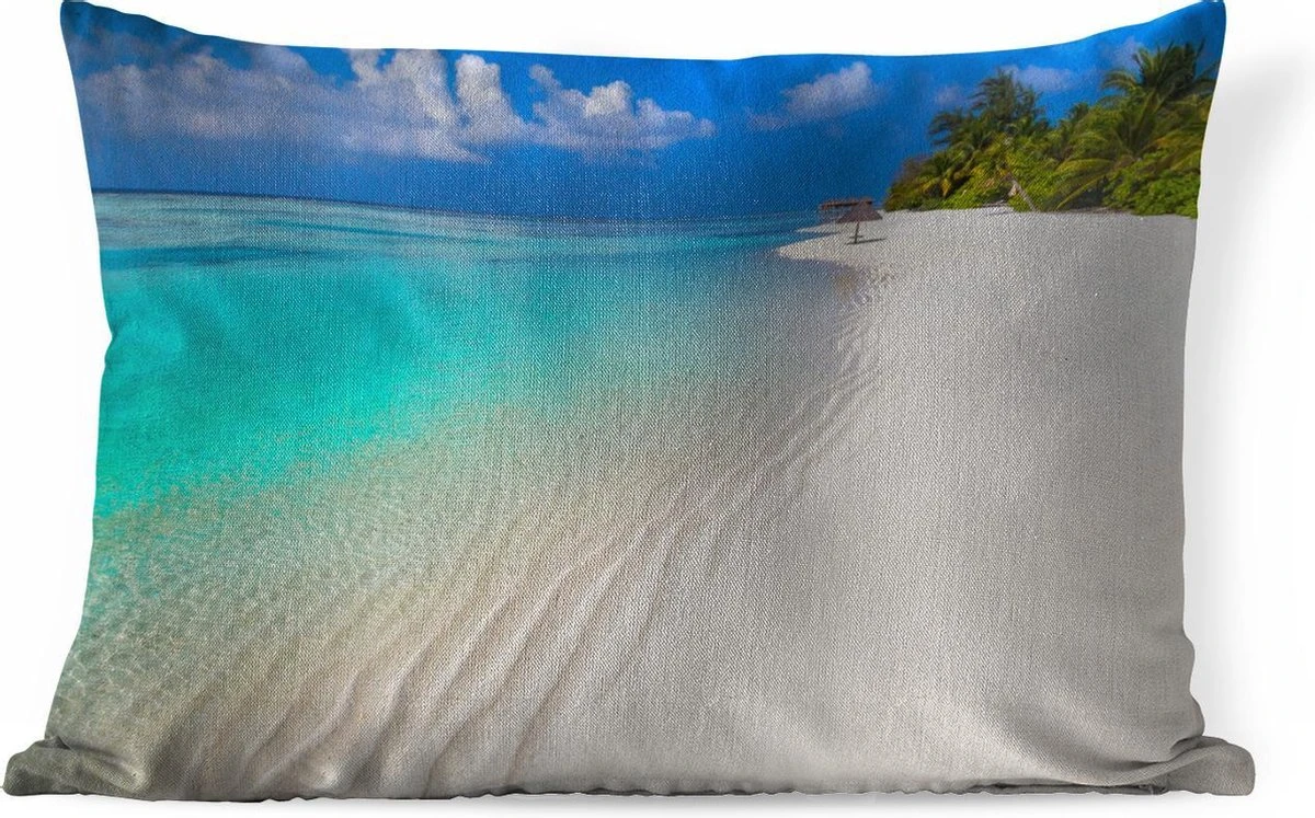Sierkussens - Kussen - Uitzicht Vanaf Het Tropische Strand Op Het Azuurblauwe Water - 50x30 Cm - Kussen Van Katoen 11 Sierkussens - Kussen - Uitzicht Vanaf Het Tropische Strand Op Het Azuurblauwe Water - 50x30 Cm - Kussen Van Katoen - Afbeelding 9