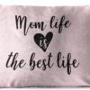 Buitenkussens - Tuin - Moederdag Quote ''mom Life Is The Best Life'' Op Roze Achtergrond - 60x40 Cm -Pillowmonkey 1200x747 69