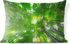 Buitenkussens - Tuin - Boomtoppen In Het Bamboebos Van Arashiyama - 60x40 Cm