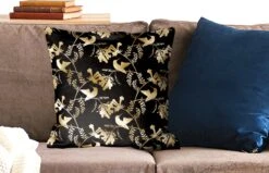 Kussenhoes 50x50 Cm - Patronen - Vogels - Goud - Katoen / Polyester - Voor Binnen 9 Kussenhoes 50x50 Cm - Patronen - Vogels - Goud - Katoen / Polyester - Voor Binnen -Pillowmonkey 1200x771 210