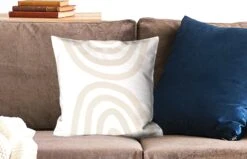 Kussenhoes 45x45 Cm - Regenboog - Pastel - Design - Abstract - Katoen / Polyester - Voor Binnen -Pillowmonkey 1200x771 218