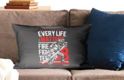 Sierkussens - Kussentjes Woonkamer - 60x40 Cm - Mancave - Brandweer - Vintage - Rood - Zwart -Pillowmonkey 1200x771 405