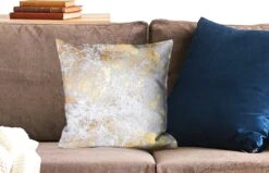 Sierkussens - Kussentjes Woonkamer - 45x45 Cm - Marmer - Goud - Grijs -Pillowmonkey 1200x771 585