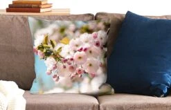 Kussenhoes 50x50 Cm - Bloemen - Bloesem - Lente - Katoen / Polyester - Voor Binnen -Pillowmonkey 1200x771 75