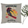 Sierkussens - Kussentjes Woonkamer - 40x40 Cm - Ski - Sport - Vintage -Pillowmonkey 1200x799