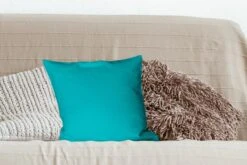 Kussenhoes 40x40 Cm - Blauw - Aqua - Patroon - Katoen / Polyester - Voor Binnen -Pillowmonkey 1200x800 1008