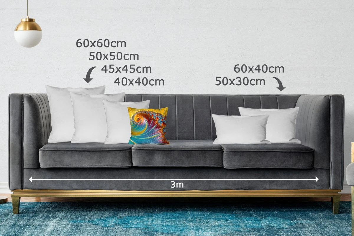 Kussenhoes 40x40 Cm - Abstract - Schelp - Kleur - Katoen / Polyester - Voor Binnen 8 Kussenhoes 40x40 Cm - Abstract - Schelp - Kleur - Katoen / Polyester - Voor Binnen - Afbeelding 6