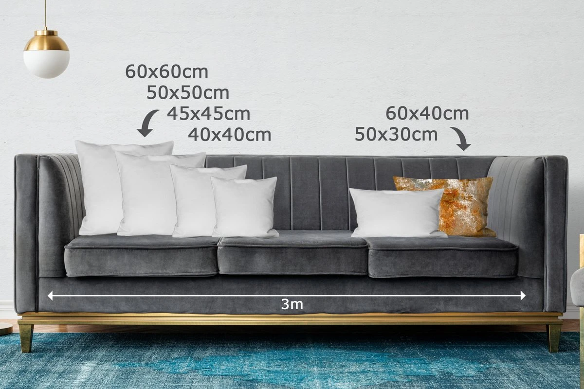 Kussenhoes 60x40 Cm - Goud - Roest - Abstract - Katoen / Polyester - Voor Binnen 8 Kussenhoes 60x40 Cm - Goud - Roest - Abstract - Katoen / Polyester - Voor Binnen - Afbeelding 6