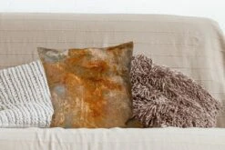 Kussenhoes 45x45 Cm - Roest - Goud - Brons - Katoen / Polyester - Voor Binnen -Pillowmonkey 1200x800 1034