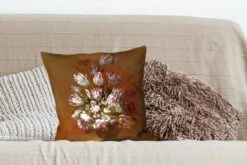 Kussenhoes 45x45 Cm - Stilleven Met Bloemen - Schilderij Van Hans Bollongier - Katoen / Polyester - Voor Binnen 10 Kussenhoes 45x45 Cm - Stilleven Met Bloemen - Schilderij Van Hans Bollongier - Katoen / Polyester - Voor Binnen -Pillowmonkey 1200x800 1049