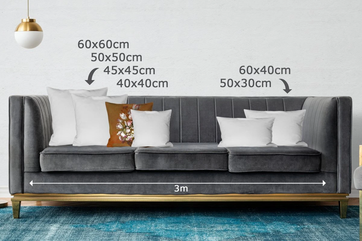 Kussenhoes 45x45 Cm - Stilleven Met Bloemen - Schilderij Van Hans Bollongier - Katoen / Polyester - Voor Binnen 8 Kussenhoes 45x45 Cm - Stilleven Met Bloemen - Schilderij Van Hans Bollongier - Katoen / Polyester - Voor Binnen - Afbeelding 6