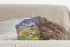 Kussenhoes 40x40 Cm - De Alpen - Vincent Van Gogh - Katoen / Polyester - Voor Binnen -Pillowmonkey 1200x800 1060