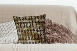 Kussenhoes 45x45 Cm - Patronen - Art Deco - Goud - Katoen / Polyester - Voor Binnen -Pillowmonkey 1200x800 1114