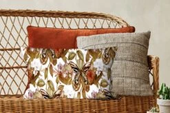 Kussenhoes 50x30 Cm - Vlinder - Bloemen - Vintage - Patronen - Katoen / Polyester - Voor Binnen -Pillowmonkey 1200x800 1125